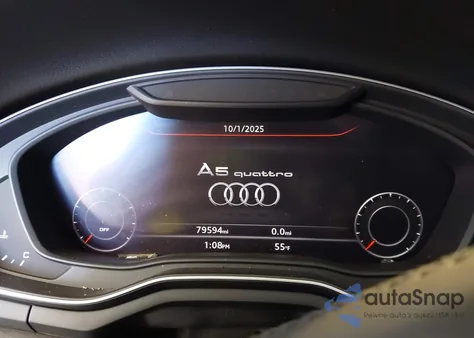 2019 Audi A5 45 Premium из США, поврежденный, VIN WAUENCF58KA079164